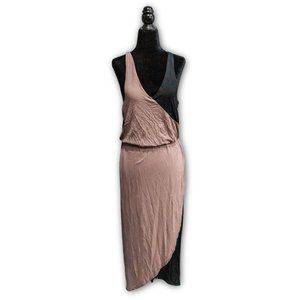 Mossimo Color Block Faux Wrap Dress, Size Small